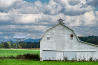 Barn and Green Bank Satellite Dish (2024)