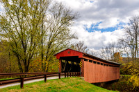 Sarvis Fork Covered Bridge in Fall (2015)