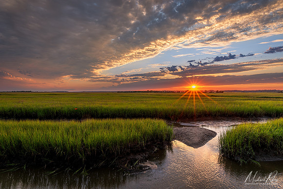 Summer Sunset Over Bird Island (2024)