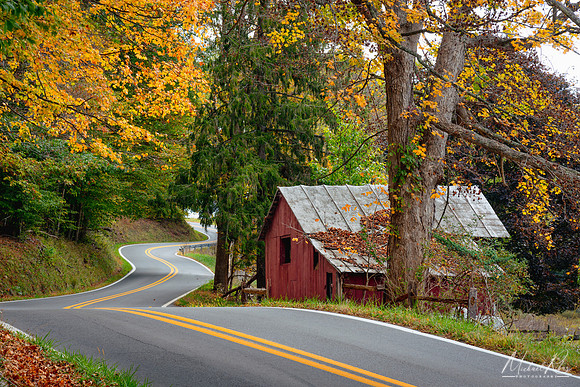 Winding Road and Barn (2025)