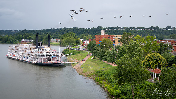 Queen of the Mississippi Docked at Marietta (2022)