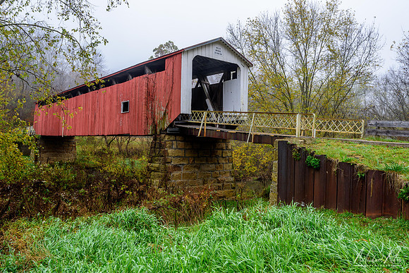 Hills Creek Covered Bridge in Fall (2015)