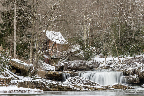 Glade Creek Mill in Winter (2016)