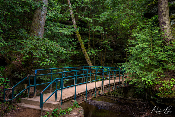 Footbridge Near Upper Falls of Old Man's Cave (2023)