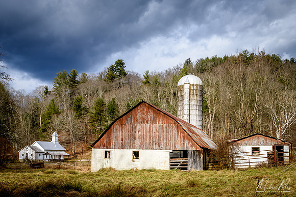Old Barn and Church 2 (2016)