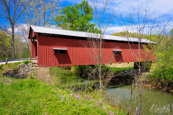 Shinn Covered Bridge (Ohio) in Spring (2017)