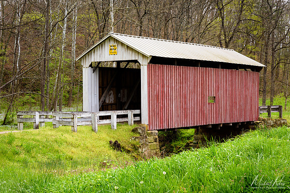 Henry Covered Bridge (Ohio) in Spring (2017)