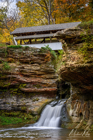 Rock Mill Covered Bridge and Falls (2016)