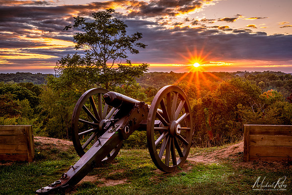 Sun Setting Over Fort Boreman (2020)