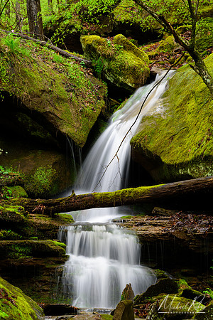 Waterfall, North Bend State Park (2018)