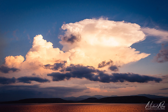 Evening Thunderstorm Cloud Over Haiti (2018)