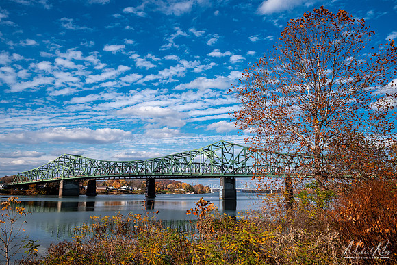 Belpre Bridge in Fall (2023)