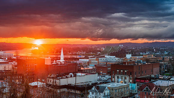 Sunset over Parkersburg (2022)