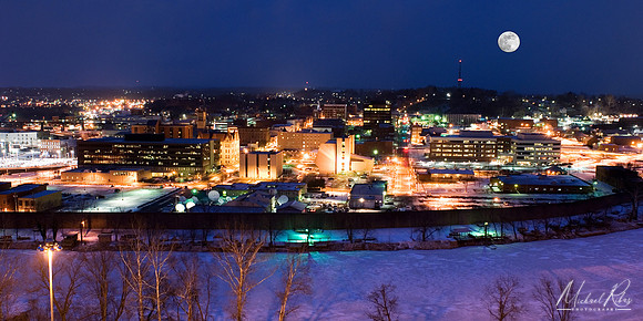 Parkersburg Winter Evening