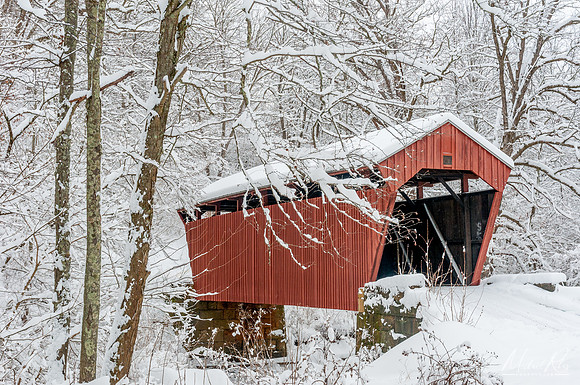 Fletcher Covered Bridge in Winter (2009)