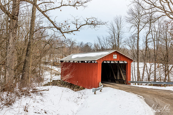Bell Covered Bridge in Winter (2016)
