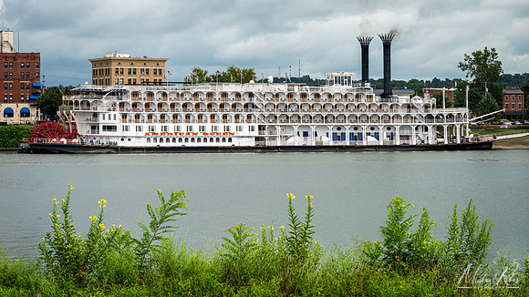 American Queen at Marietta Ohio (2022)