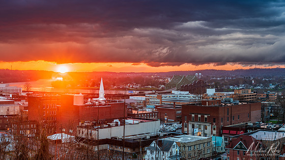 Sunset over Parkersburg (2022)