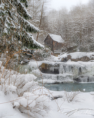 Glade Creek Mill in Winter (2024)