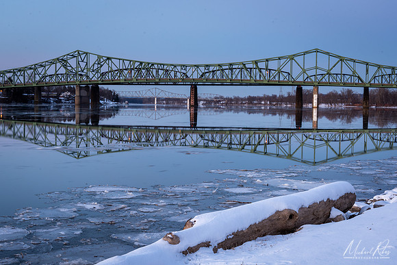 Ohio River Snow and Ice (2024)