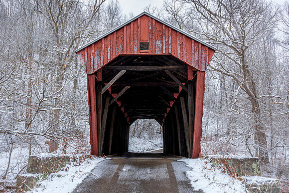Fletcher Covered Bridge with Snow (2024)