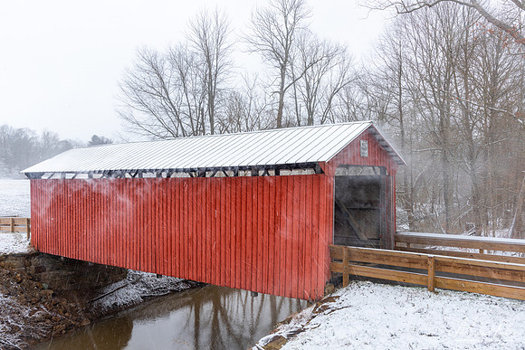 Bell Bridge and Blowing Snow (2024)