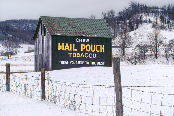 Long Gone - WV Mail Pouch Barn in Winter (1985)