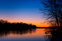 New Years Sunset on the Ohio (2020)
