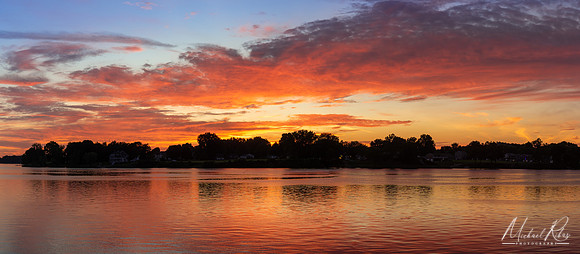Summer's First Sunset-6x7 pano (2022)