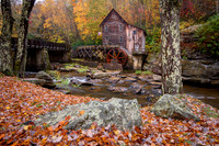 Glade Creek Mill and Fallen Leaves (2016)
