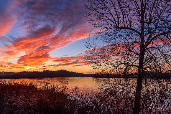 Ohio River December Sunset (2021)