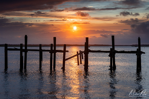 Broken Pier and Sunset (2020)