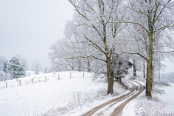 West Virginia Country Road in Winter (2021)
