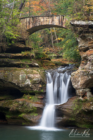 Footbridge and Upper Falls (2018)