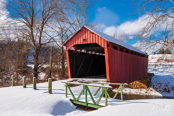 Simpson Creek Bridge in Winter (2016)