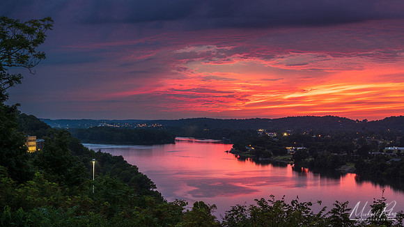 Peaceful Summer Evening Over the Ohio River (2022)