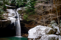 Old Man's Cave Lower Falls in Winter (2021)