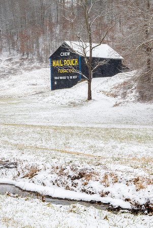 Ohio Mail Pouch Barn in Winter (2021)