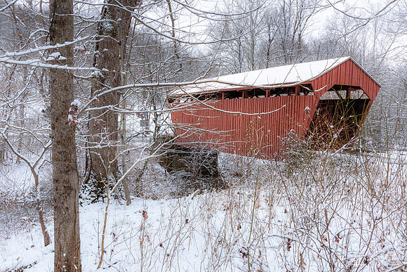 Fletcher Covered Bridge in Winter (2024)