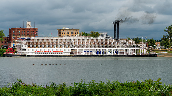 American Queen at Marietta Ohio (2022)