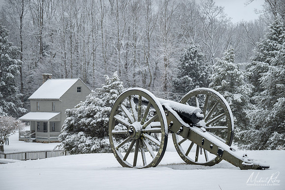 The Cannon at Carnifax Ferry in Winter (2022)