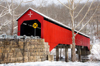Carrollton Covered Bridge in Winter (2024)