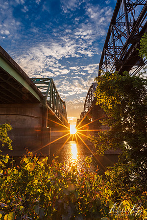 Summer Sunset Between the Bridges (2024)