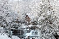 Glade Creek Mill in Winter (2018)