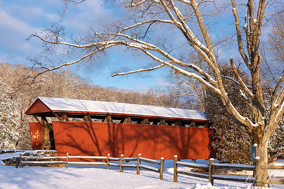 Staats Mill Bridge Winter (2022)
