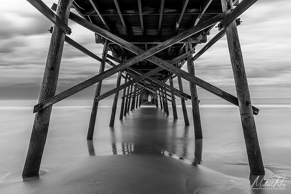 The Pier at Sunset Beach in B&W (2024)